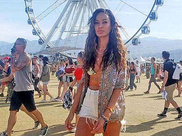 Joan Smalls en Coachella.
