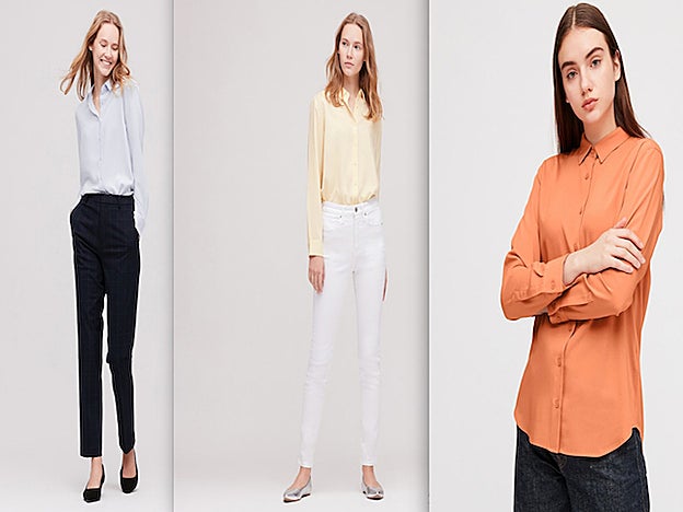 Tres de los colores más primaverales de la colección de Uniqlo.