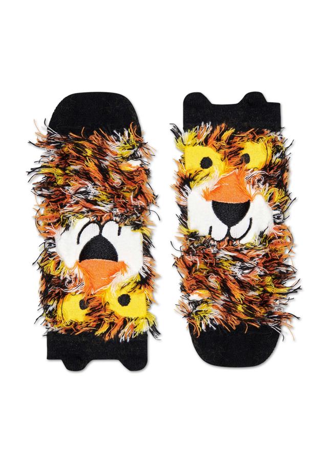 Si estás cansado de perseguirles para que se pongan los zapatos, no insistas. En casa estarán más cómodos con calecetines, sobre todo si son como estos de tigres de Happy Socks. ¿No son divertidos?