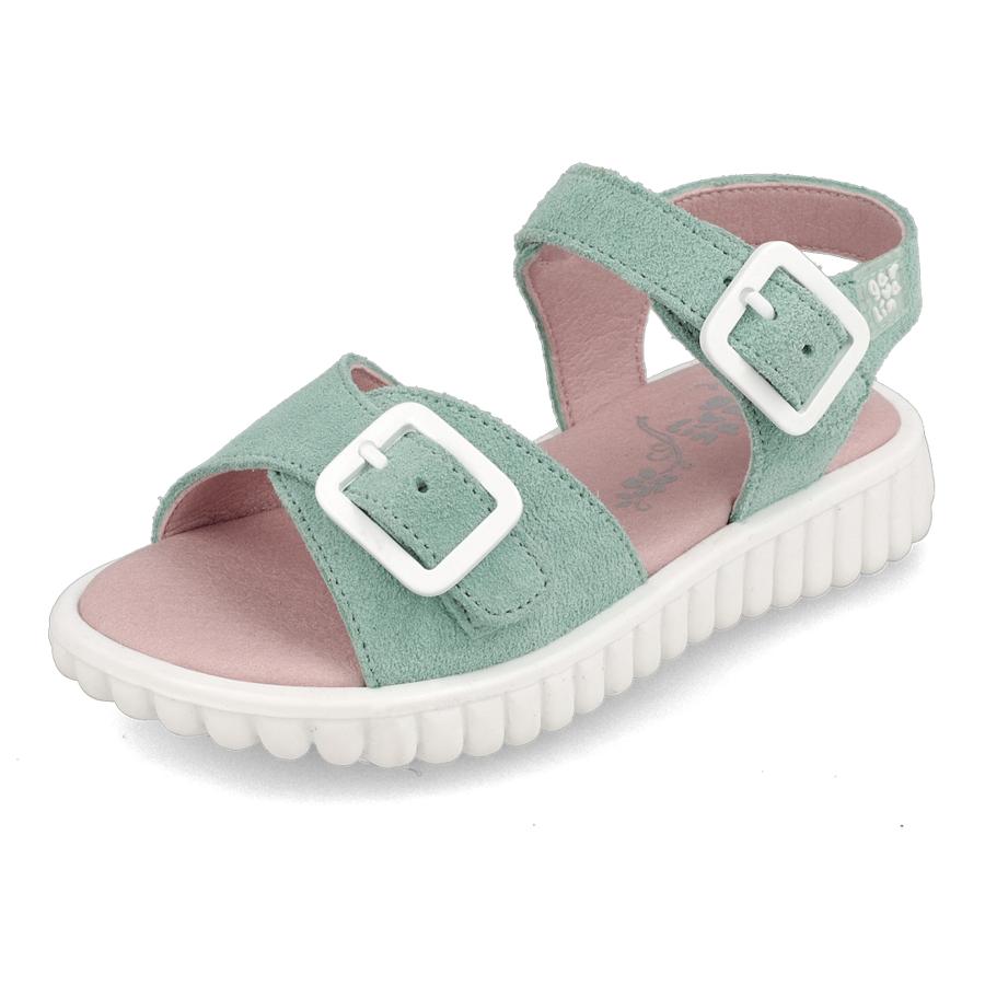 Si lo que quieren es ir vestidos como los mayores, por lo menos les podemos echar un cable en lo que se refiere a accesorios. Estas sandalias son tipo birkenstock y son de Garvalín. Seguro que son la envidia de los adultos.