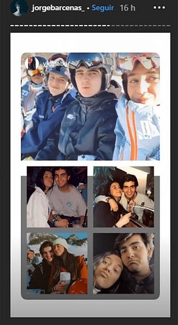 Imágenes compartidas por Victoria Federica junto a Jorge Bárcenas.