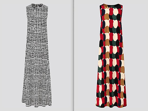 Dos de los vestidos de la colección.