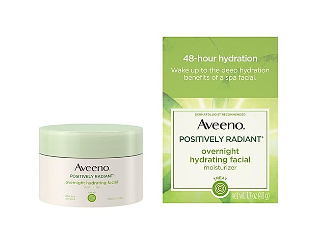 Positively Radiant Overnight Hydrating Facial de Aveedo (16 € aprox).
