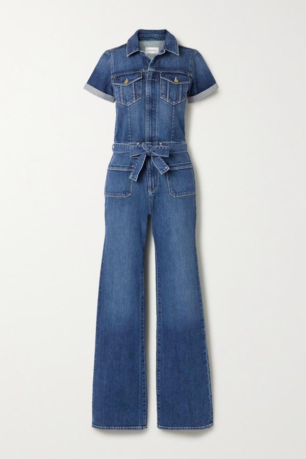 De manga corta, cintura alta y un giro setentero, de Frame (399 €).