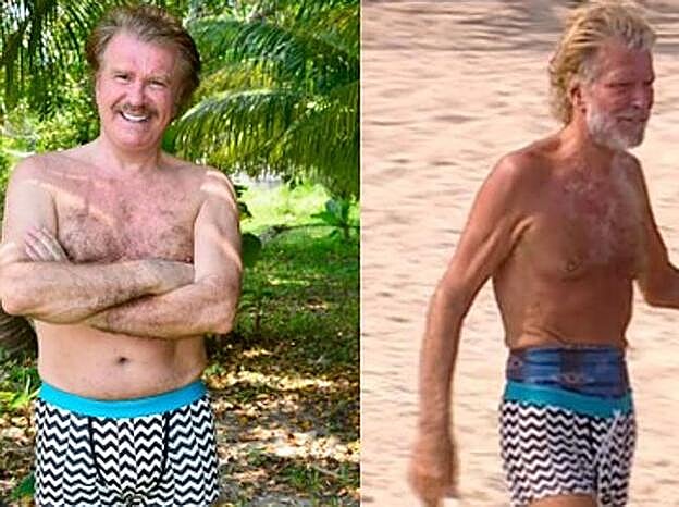 Así se quedó el cuerpo de Edmundo Bigote Arrocet tras su paso por 'Supervivientes 2017'.