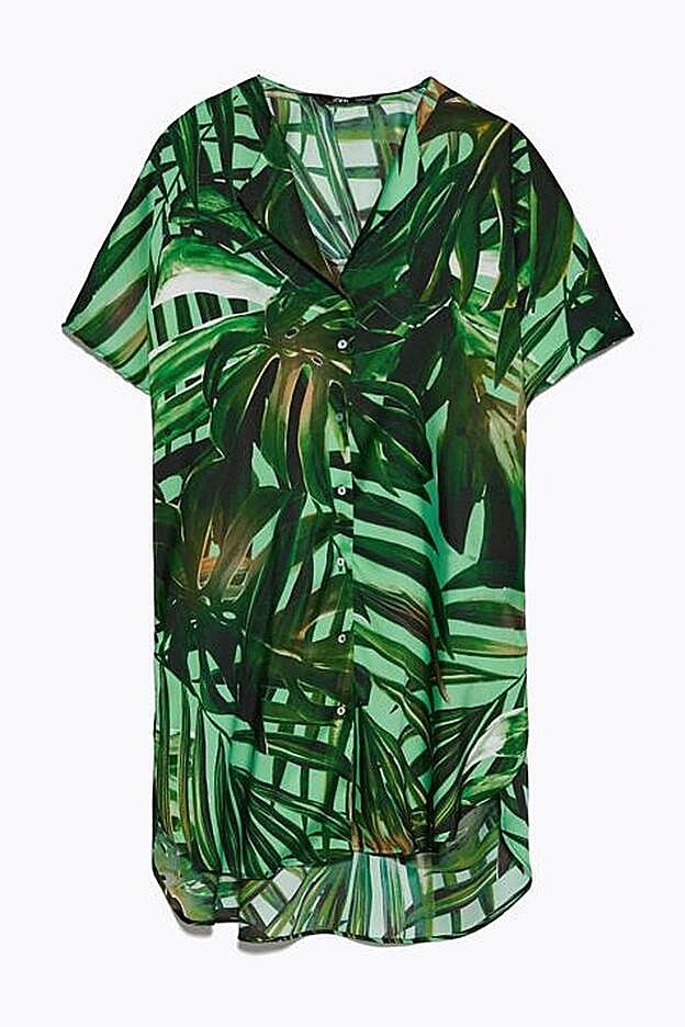 Camisa estampada de la nueva colección de Zara.