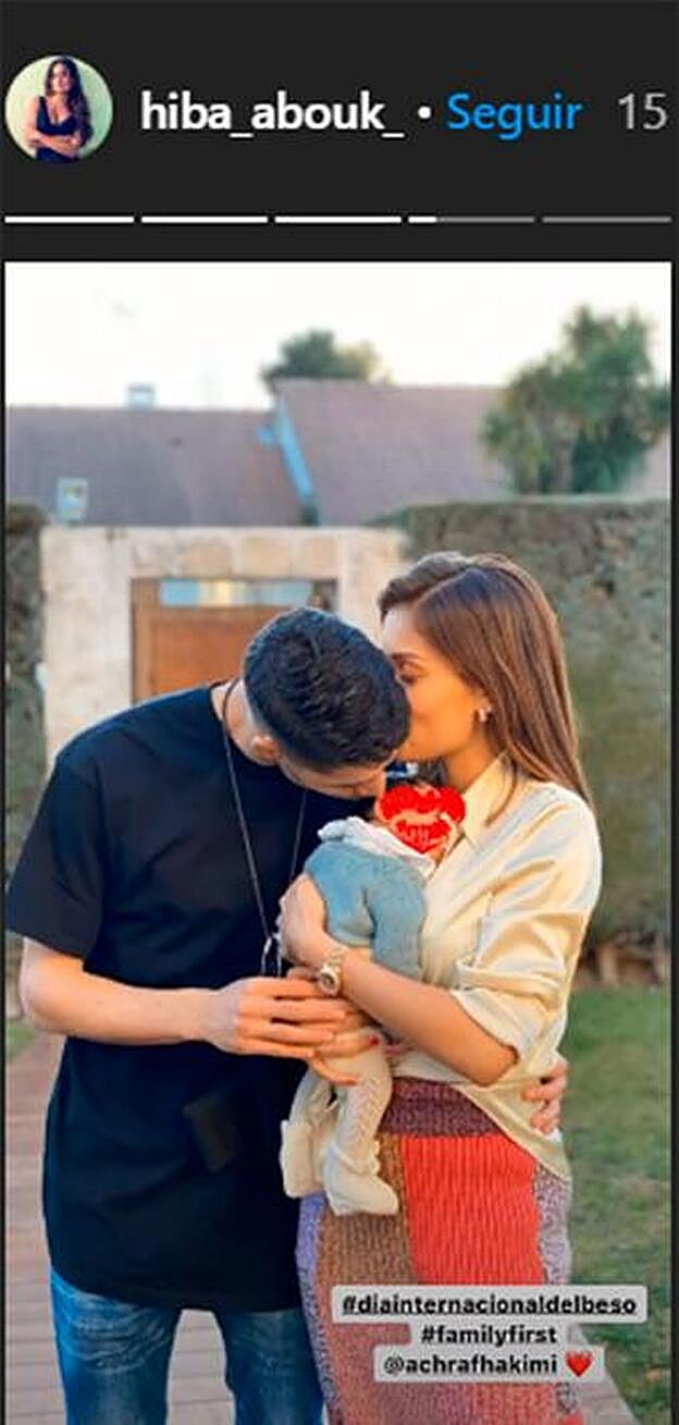 Imagen compartida por la actriz Hiba Abouk.