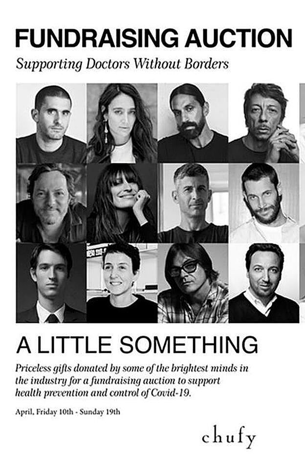 Cartel de la subasta A Little Something.