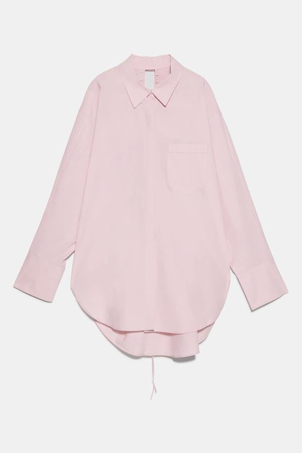 Camisa rosa de Zara, (25,95 euros).