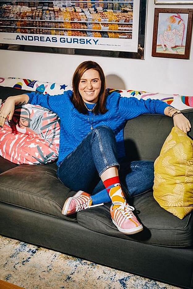 Colaboración de la ilustradora Amber Vittoria con Happy Socks.