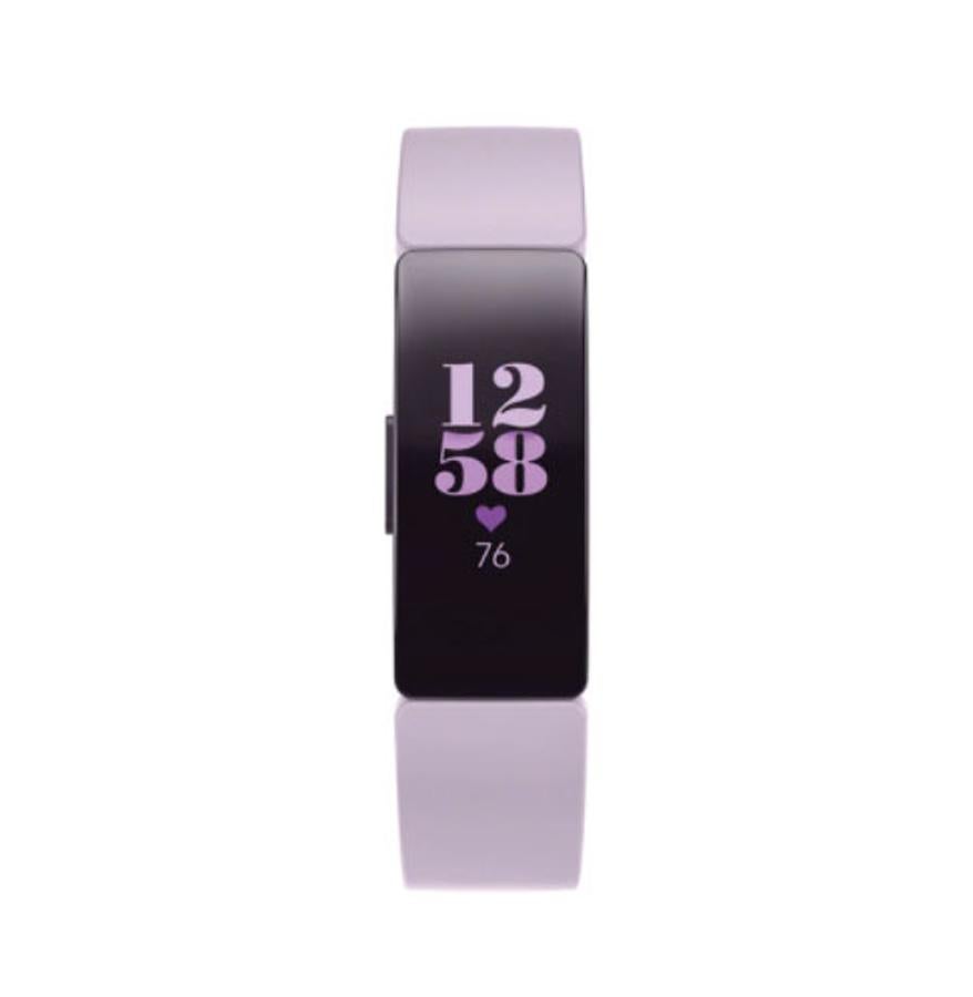 Concretamente se trata del modelo  Fitbit Inspire HR Lila Pulsera de Actividad , perfecto para una monitorización continua del ritmo cardiaco, seguimiento de las calorías quemadas, nivel de capacidad aérobico entre otras muchas funciones... (El Corte Inglés/99, 95 euros).