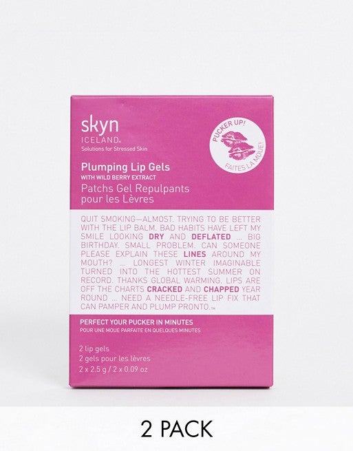 Perfecciona y transforma tus labios olvidados con estos  parches de gel con efecto rellenador de Skyn ICELAND  (19,99 euros). En solo 10 minutos conseguirás que tus labios tengan un aspecto mucho más saludable.