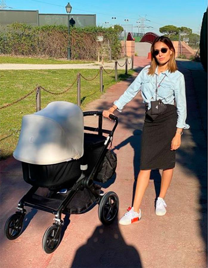 Hiba Abouk celebrará su primer Día e la Madre tras el nacimiento del pequeño Amín el pasado 11 de febrero..