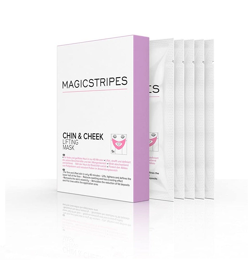 De nuevo, una mascarilla efecto lifting que eleva, tonifica y define en tan solo 40 minutos. Es de la firma MagicStripes y está disponible en Amazon por 58,99 euros en un pack de 5 unidades.