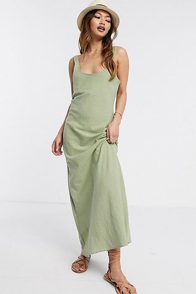 El vestido Rachel Green es de Asos y está disponible por poco más de 30 euros.