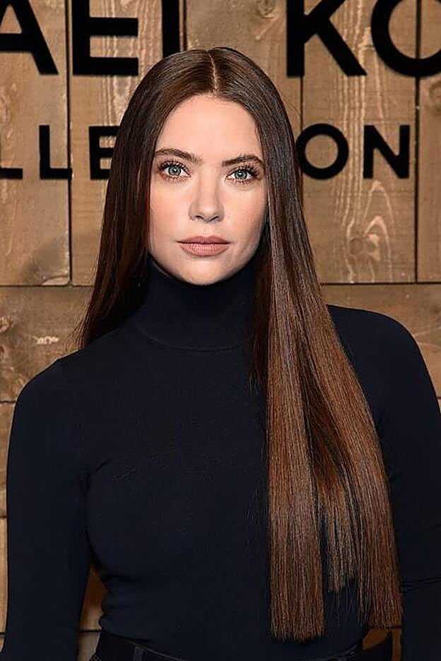 Ahsley Benson ha conseguido la melena XL con extensiones de clip.