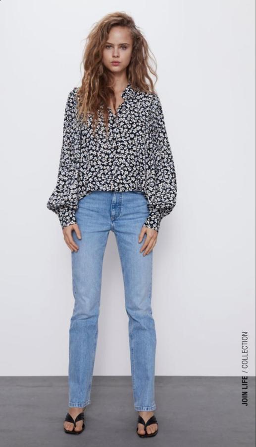 Camisa de flores estampadas, (12,99 euros).