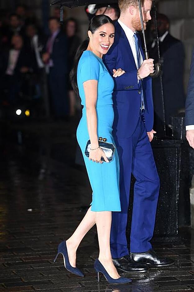 Los duques de Sussex a su llegada a la entrega de premios Endeavour Fund Awards en Londres en marzo de 2020