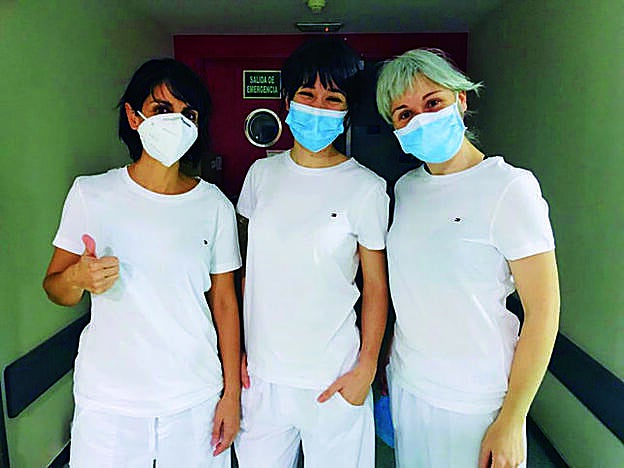 Trabajadores del Hospital La Paz de Madrid,