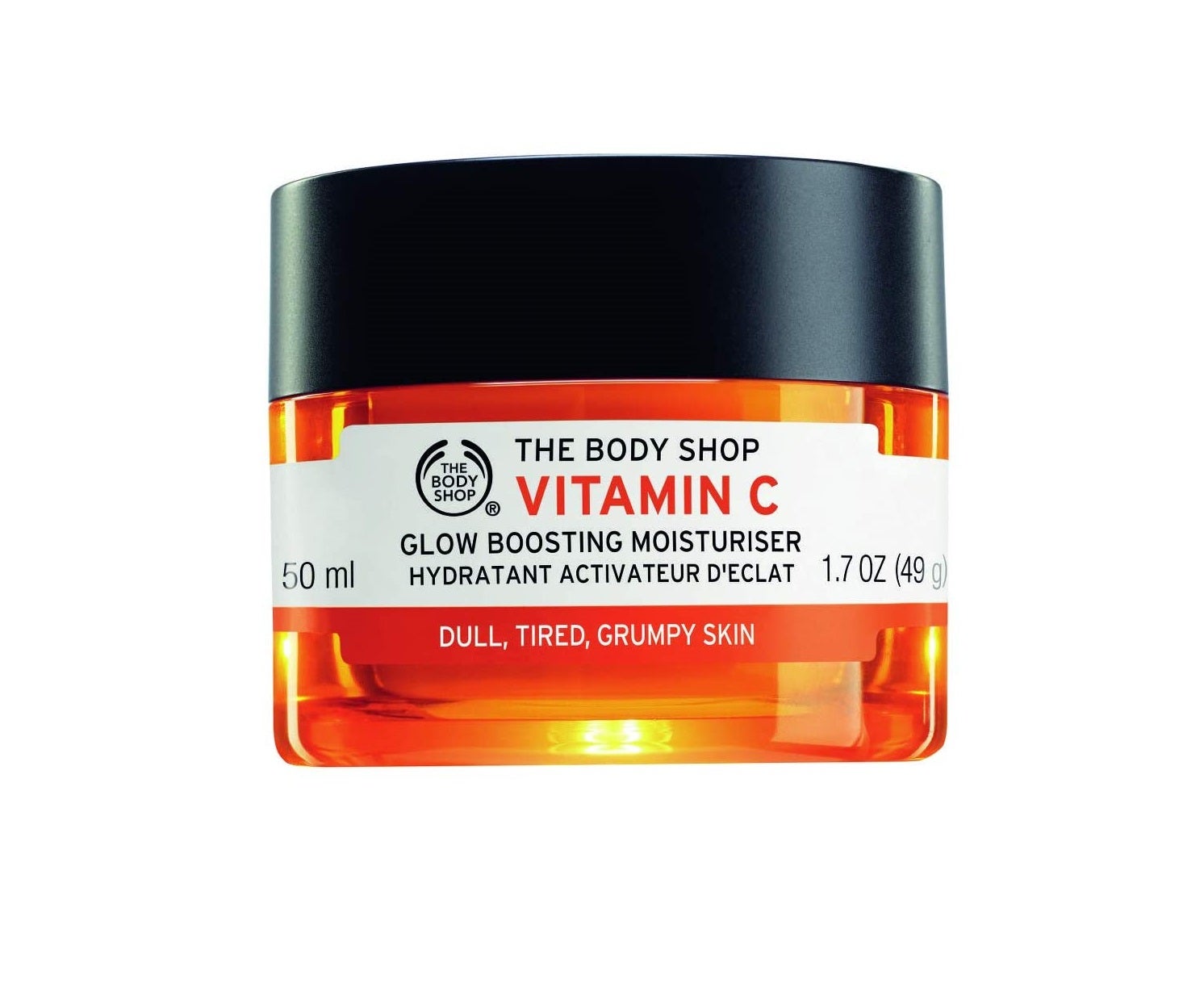 Si quieres una piel glow, radiante y ultra luminosa no lo dudes: lo tuyo es la vitamina C que contiene esta crema tonificante de The Body Shop.  (21,07 euros) .