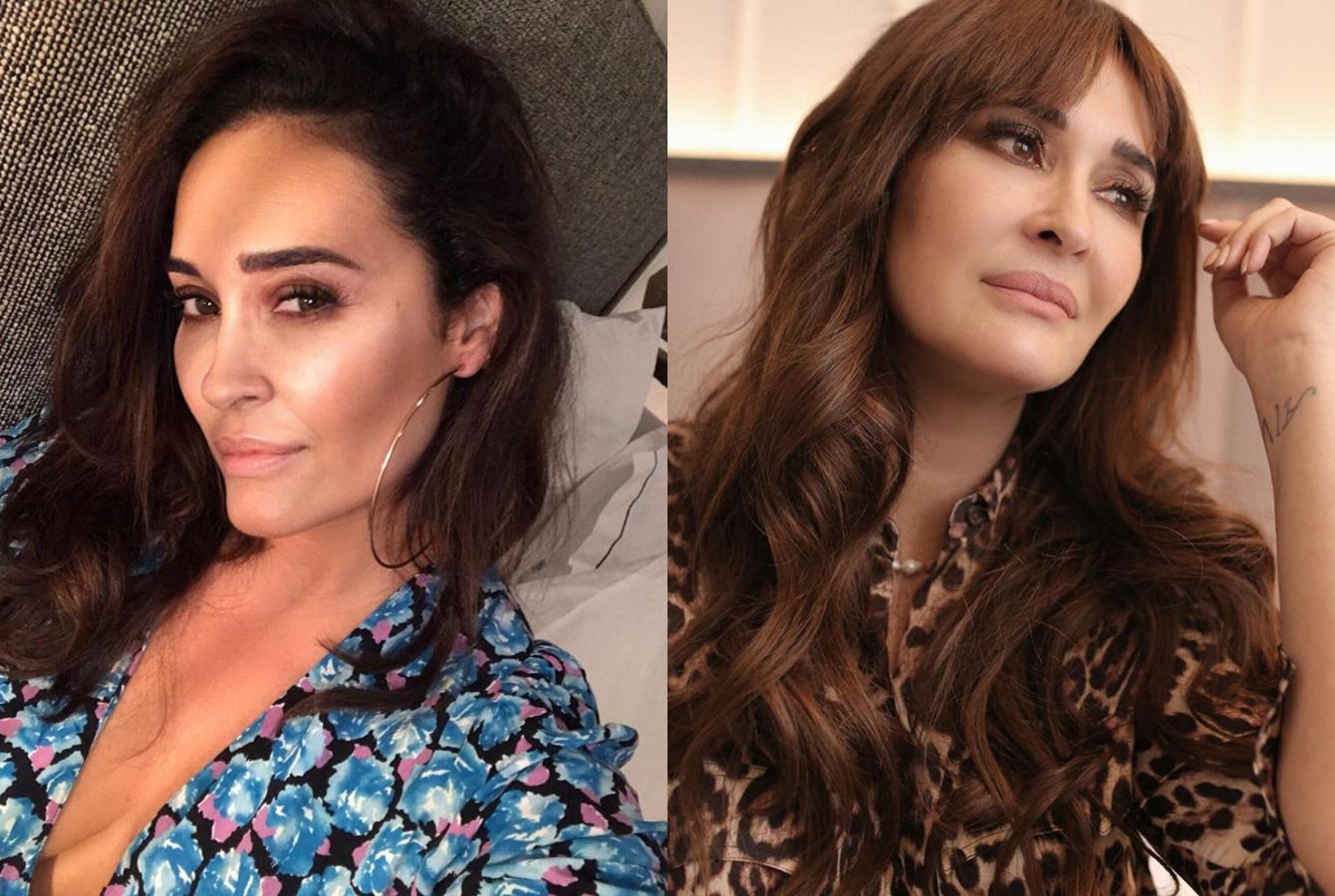 Vicky Martín Berrocal, gran seguidora de las tendencias actuales, demostró que el flequillo puede quitarte años llevándolo abierto y con la melena ondulada.