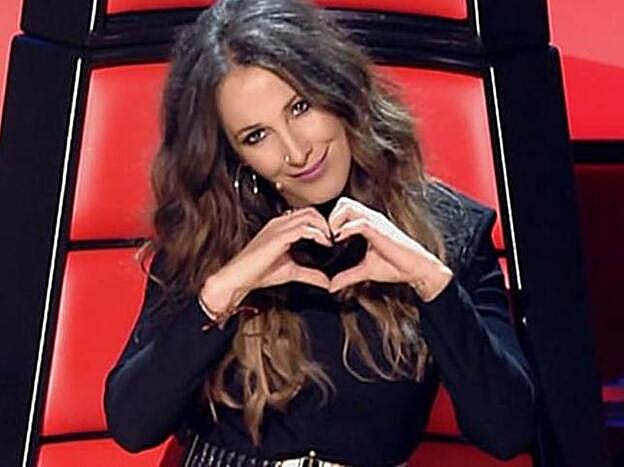 Malú en una imagen como 'coach' de 'La Voz'.
