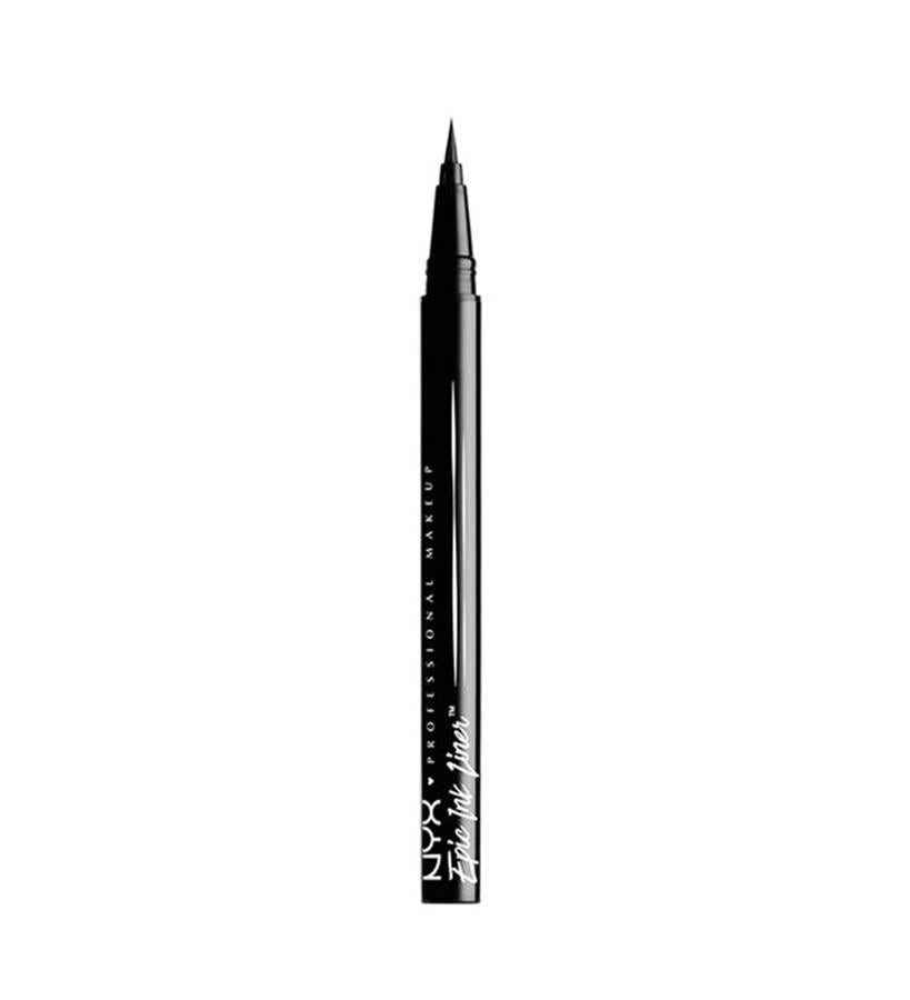 Consigue sin esfuerzo el delineado perfecto gracias a nuestro nuevo Epic Ink Liner, un delineador ultra pigmentado, waterproof y con el que tendrás total control para dar forma a tu ojo. Desde los delineados más sencillos hasta los más atrevidos, todo es posible con nuestro Epic Ink Liner.  Eyeliner Waterproof Epic Ink Liner NYX Professional Makeup  (9,90 €).