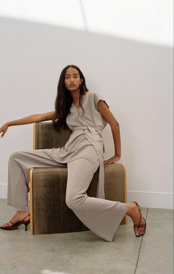 Pantalón de punto, (29,95 euros).