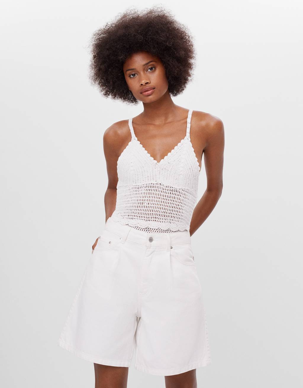 Body crochet de tirantes de Berhska: 19,99 euros.