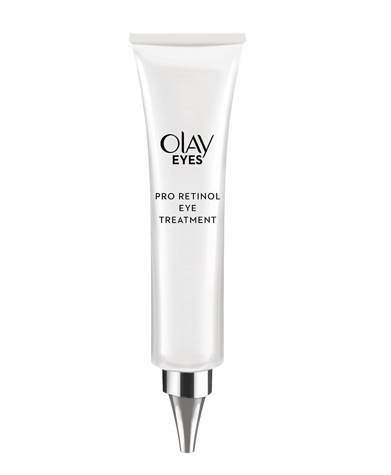 Estimula la regeneración celular y atenúa arrugas y ojeras con el contorno de ojos Pro-Retinol de Olay con pentapéptidos. (23,11 euros en Amazon).