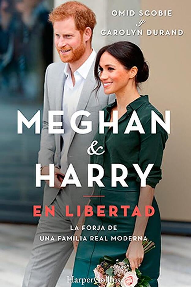 Portada del libro sobre Meghan Markle y el príncipe Harry.