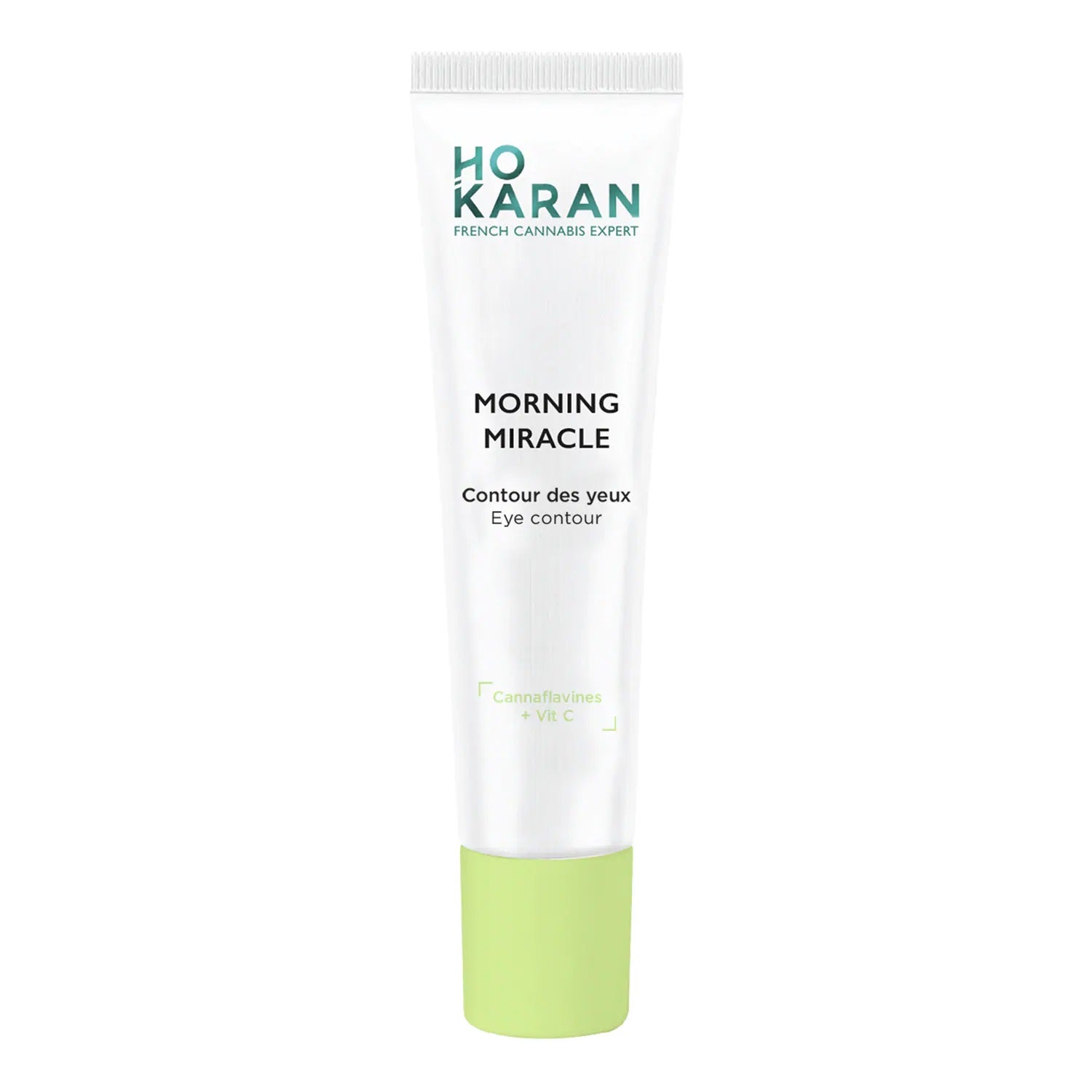 Contorno de ojos diario The Morning Miracle de Ho Karan con cannaflavinas, vitamina C y aceite de cáñamo. Elimina bolsas, ojeras y arrugas, y pone buena cara al instante en esos días en los que la mirada está cansada y apagada. (25,95 euros). ¡Adiós estrés!