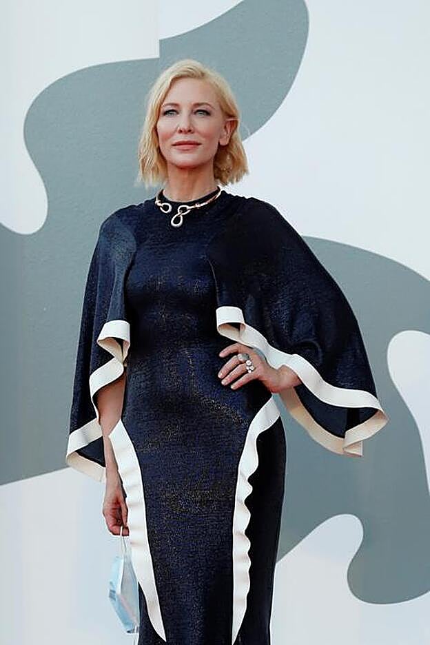 Cate Blanchett en la alfombra roja del pasado Festival de Venecia.
