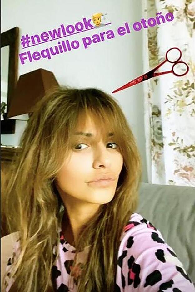 Mónica Cruz ha compartido con sus seguidores el resultado de su cambio de look.