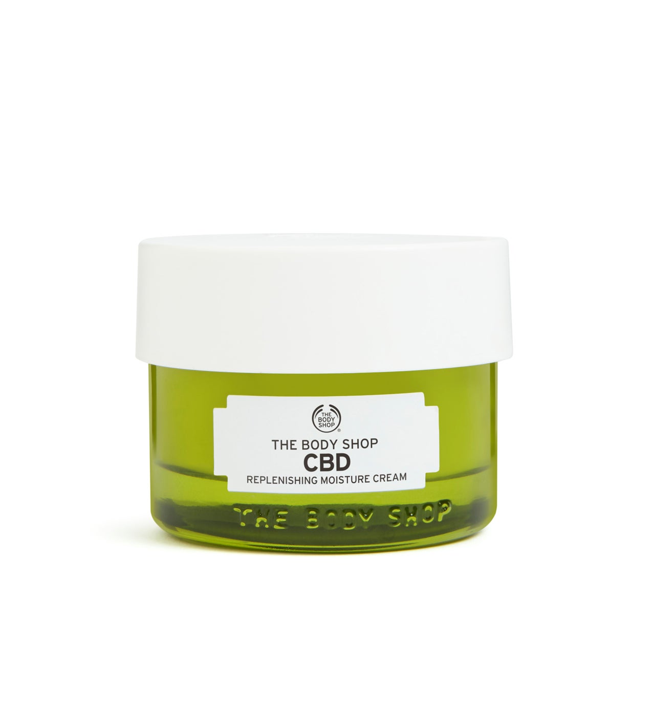 Vegana y apta para todos los tipos de piel, aunque es especialmente eficaz en las más deshidratadas, combina CBD, aceite de semilla de cáñamo, escualeno y extracto de pachulí para calmar los signos de la sequedad. Crema Hidratante CBD de The Body Shop (32 €).