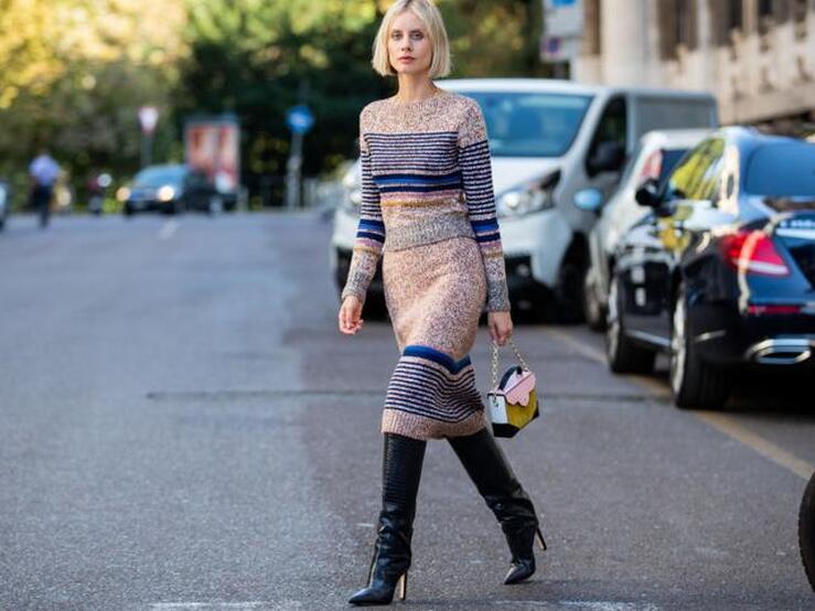 Fotos: Los vestidos de punto más elegantes que mejor sientan y además son calentitos