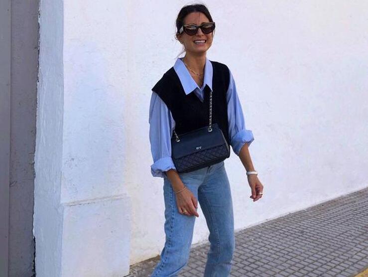 Fotos: 9 looks con chaleco de punto para que lleves con estilo la prenda con más éxito de la temporada