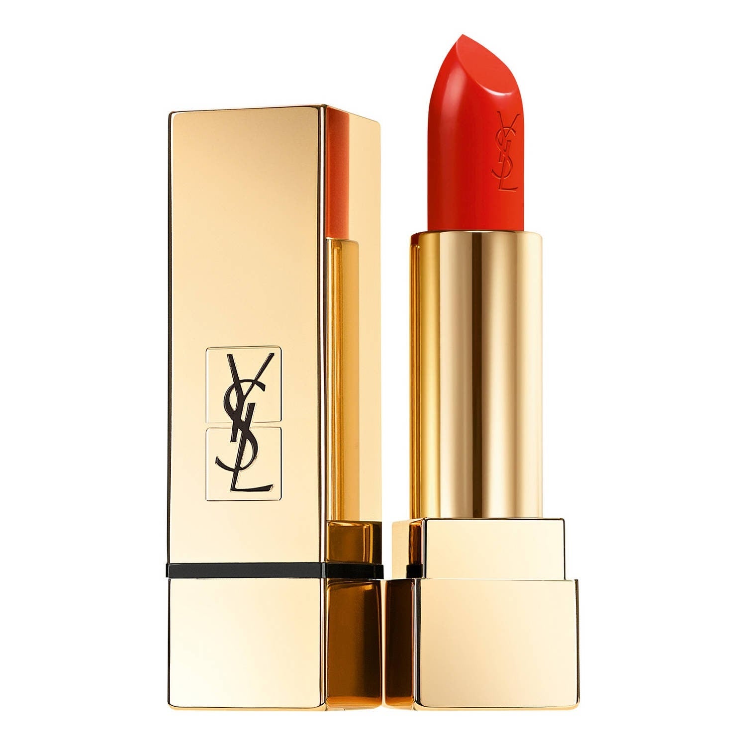 Pasamos a un clásico, también de Yves Saint Laurent, con la barra de labios Rouge Pur Couture. Hidrata, protege y deja un acabado satinado ideal. Su tono anaranjado Nº13 Le Orange está rebajado.  Antes: 38,55 euros. Ahora: 17 euros .
