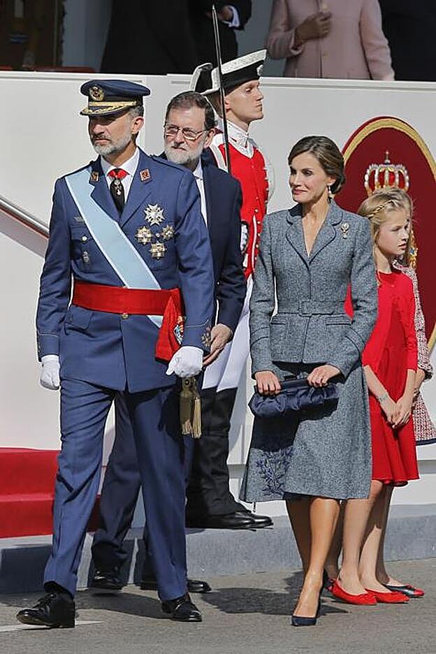 Doña LEtizia, muy acertada también de Varela en le Día de la Hispanidad de 2017.