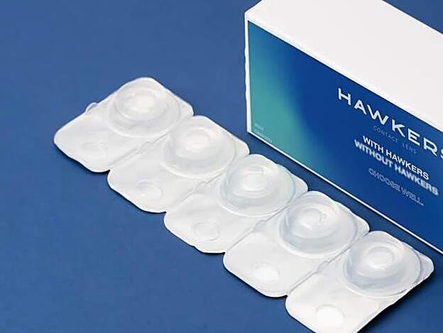 Las lentillas desechables de uso diario de la firma Hawkers ofrecen la posibilidad de comprarlas desde su página web.