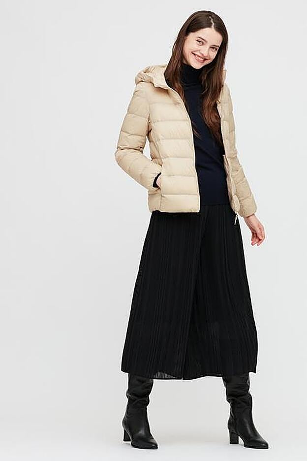 Los famosos plumas ligeros de Uniqlo.