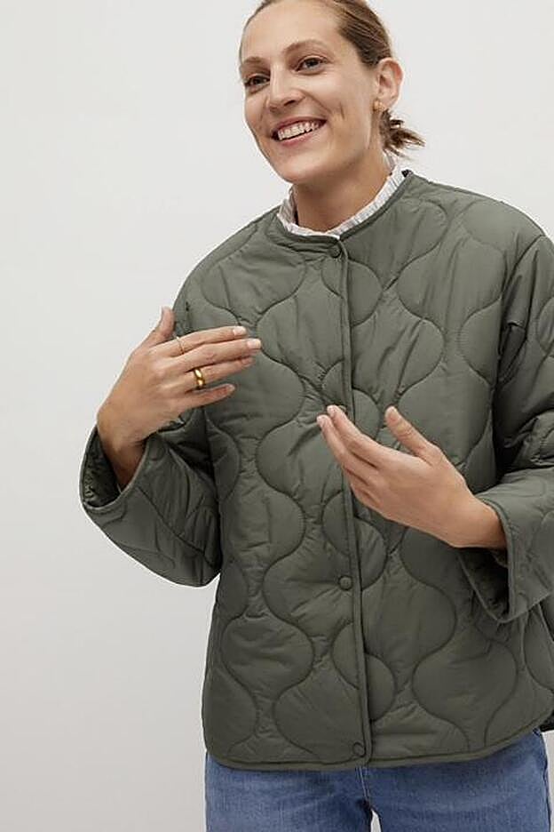 Chaqueta acolchada de Mango (49,99 euros).