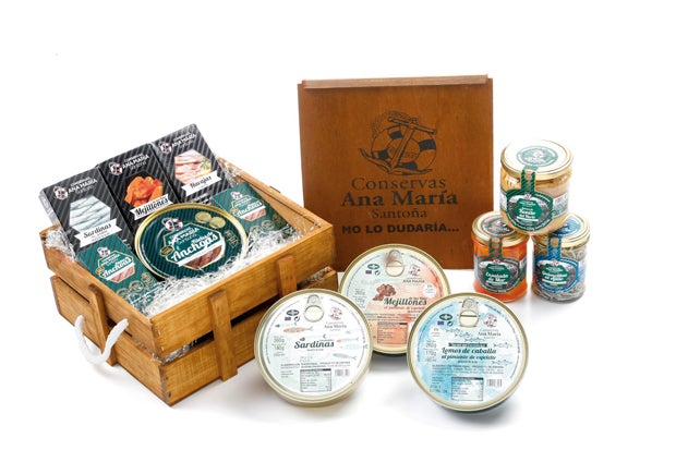 Lote Cofre del Mar (79 €) de Conservas Ana María.