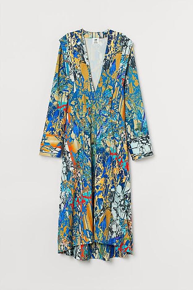 Vestido estampado, de H&M (129 €).