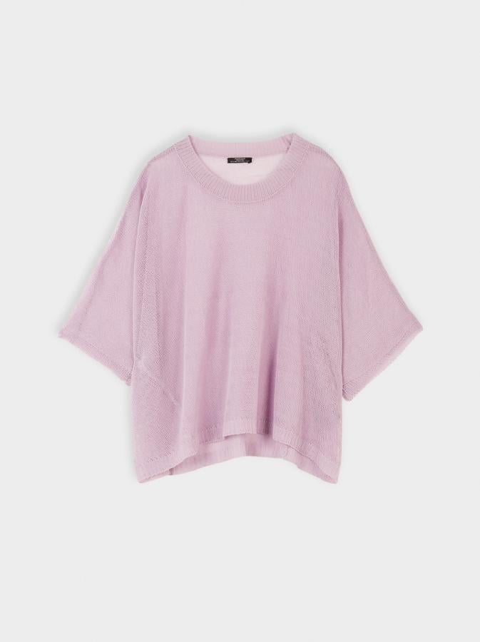 Camiseta de punto malva de Parfois, (15,99 euros).