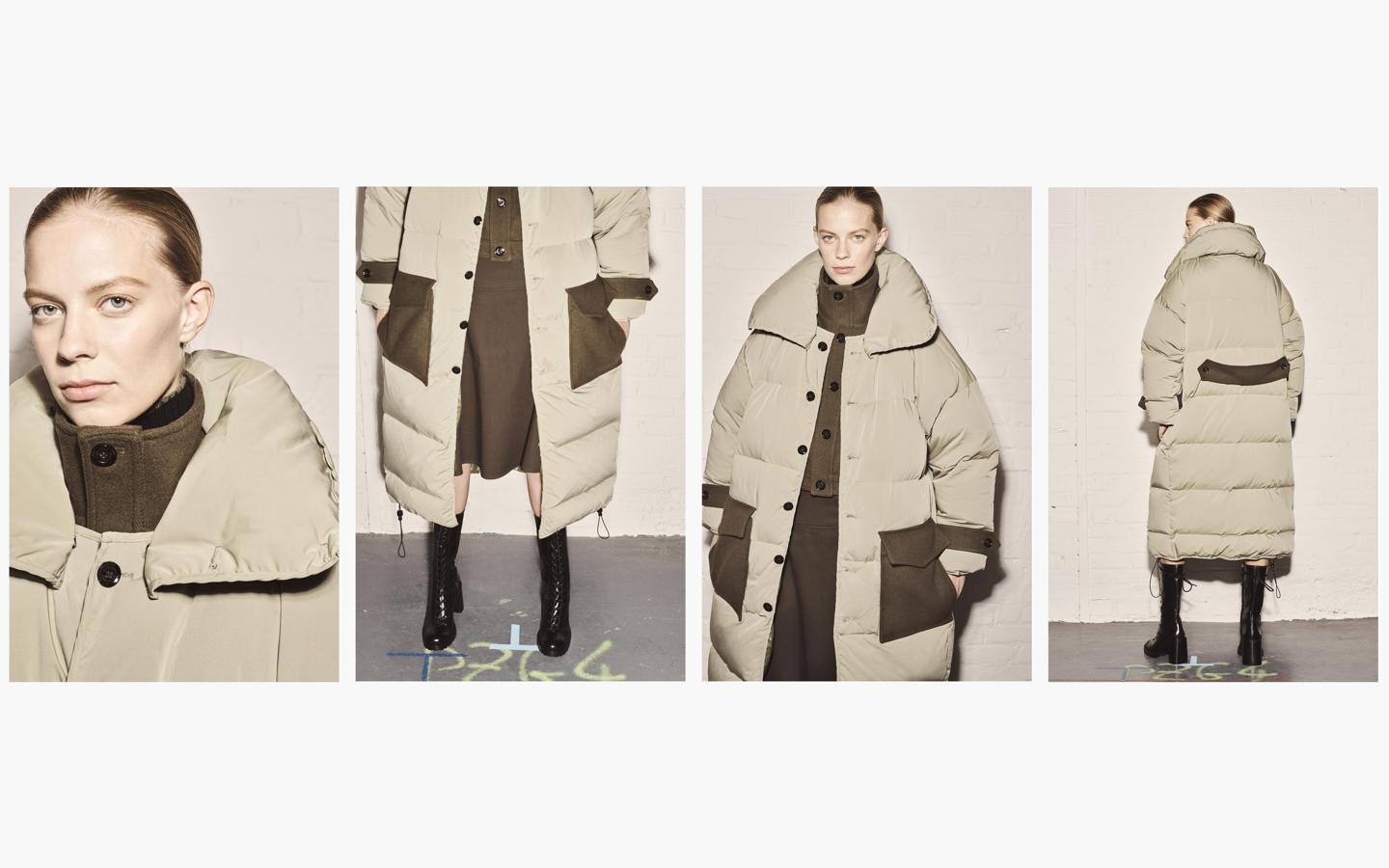 Zara lleva al extremo su abrigo plumas con este modelo XXL de la colección SRPLS.