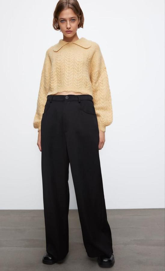 Jersey de lana de Zara, (39,95 euros).