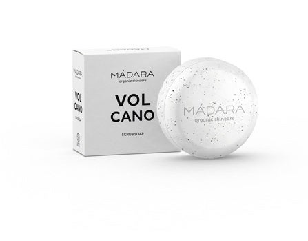 MÁDARA. Volcano, exfoliante (7,60 €).