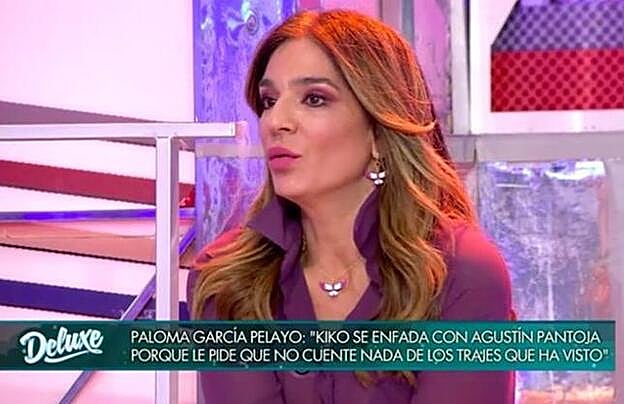 Raquel Bollo en el 'Deluxe' opinando de la última intervención de Kiko Rivera en televisión.