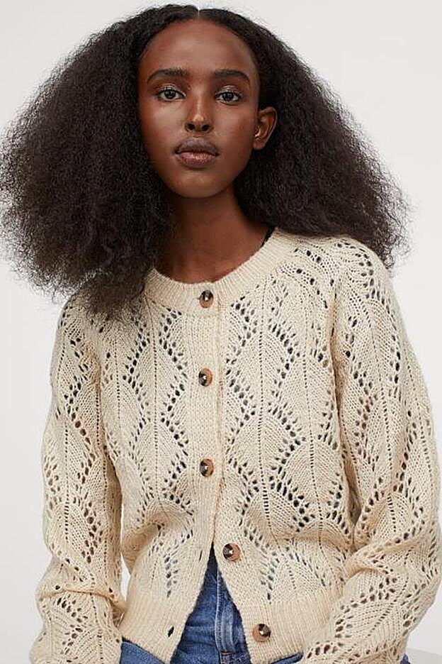 Esta es la cahqeuta de H&M de punto calado que ya tiene lista de espera.